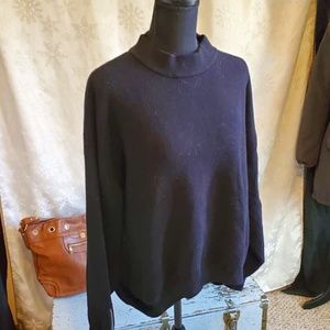 PRIMARK Black Sweater with Zip Up Sleeves L